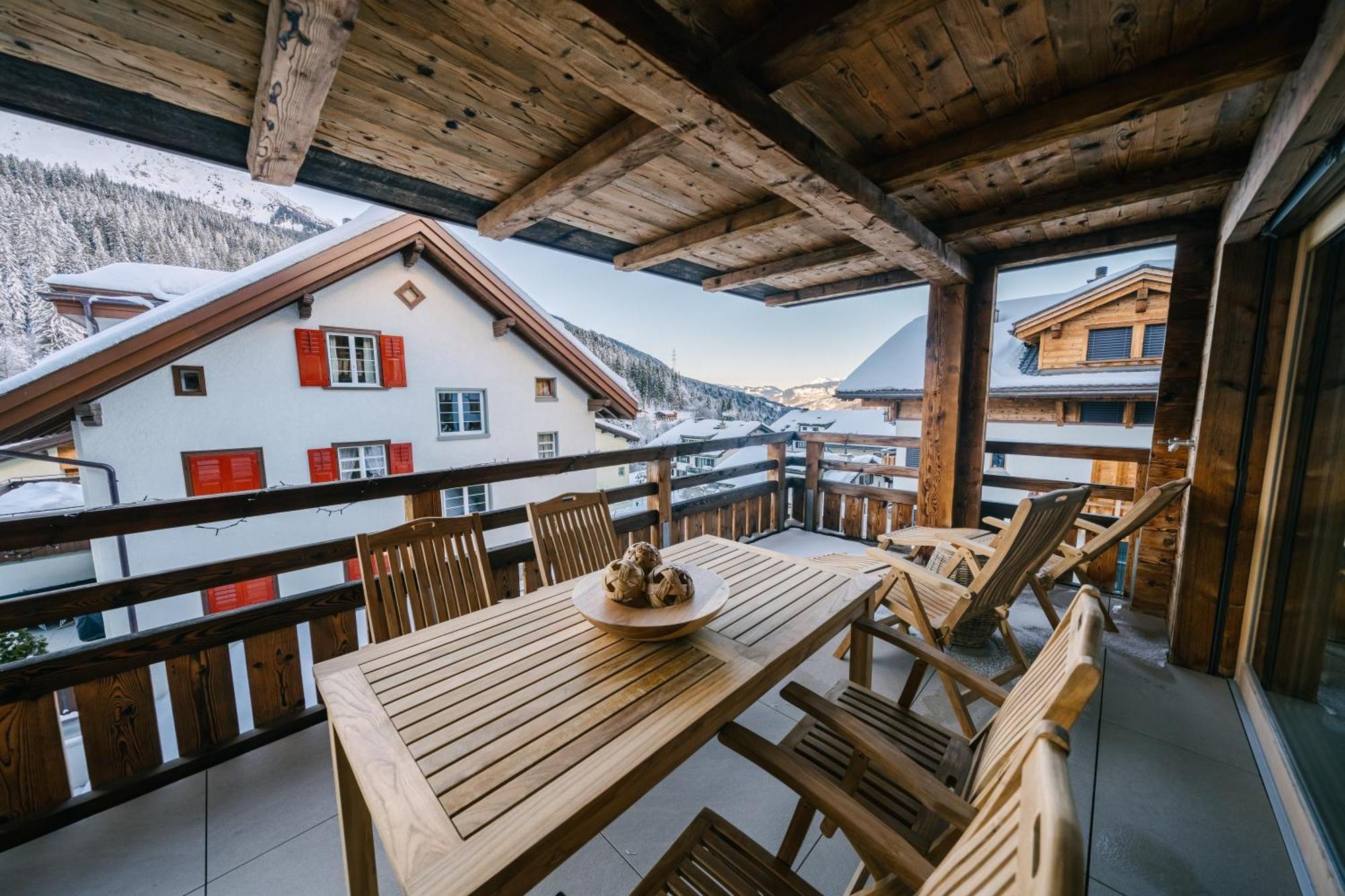 Seven Alpina Boutique Hotel Klosters Kamer foto